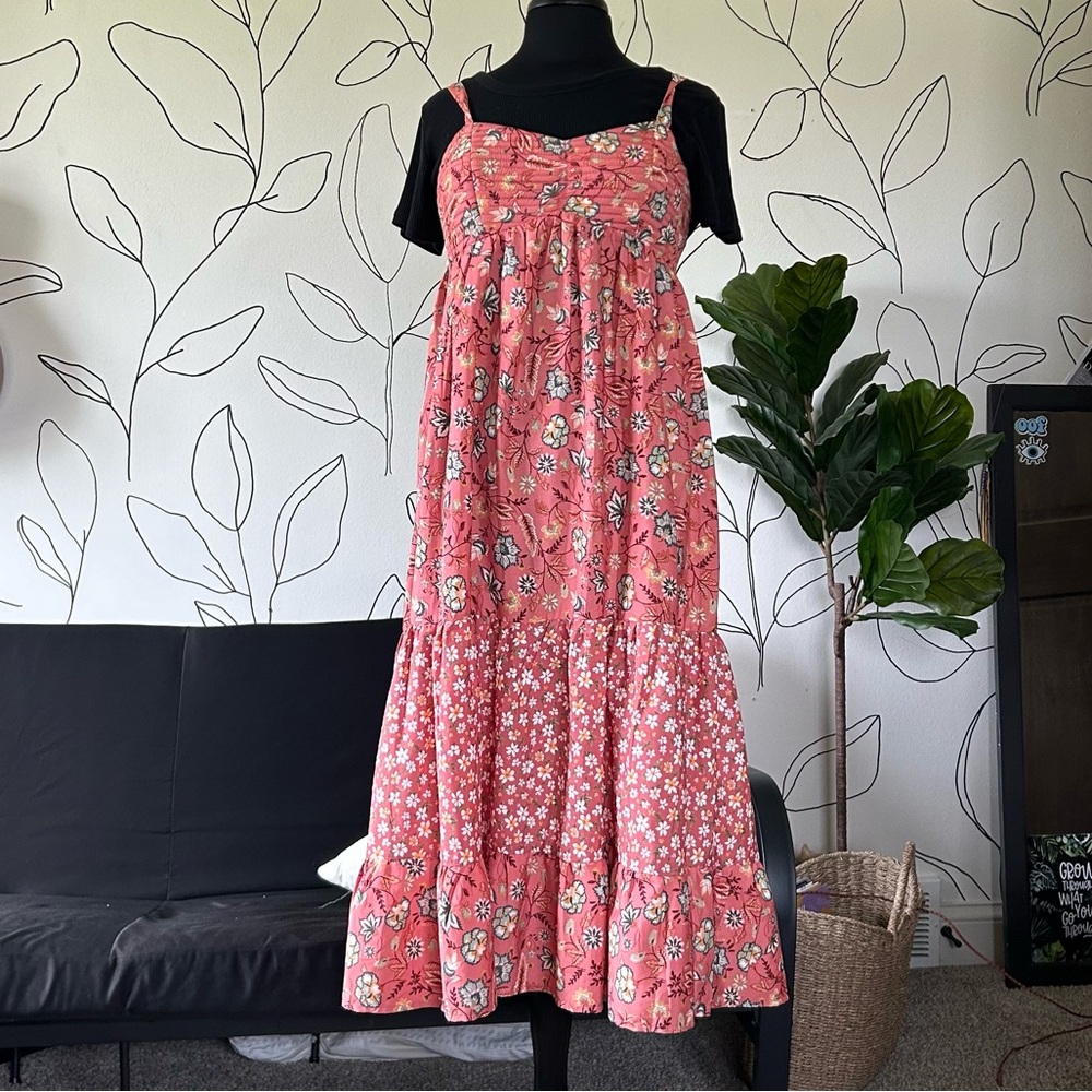 Pink Floral Sun Dress